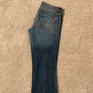 7 For All Mankind A Pocket Jeans Sz 30x27